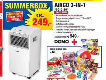 Hubo Airco 3-in-1 aanbieding
