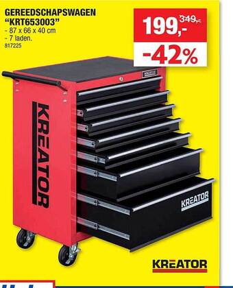 Hubo Gereedschapswagen aanbieding