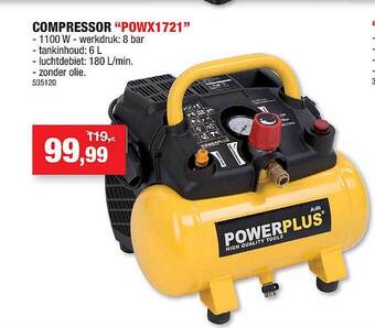 Hubo Compressor aanbieding