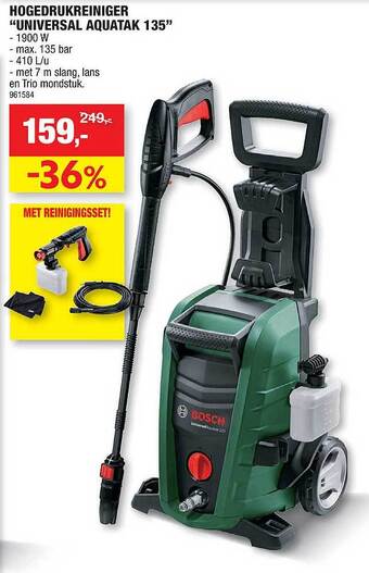 Hubo Hogedrukreiniger aanbieding