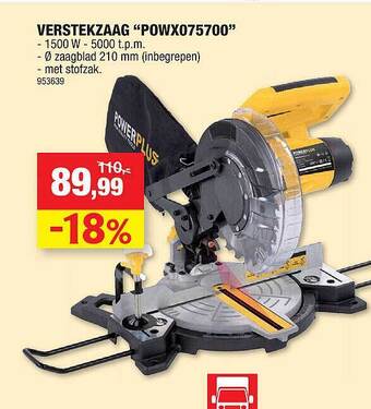 Hubo Verstekzaag aanbieding
