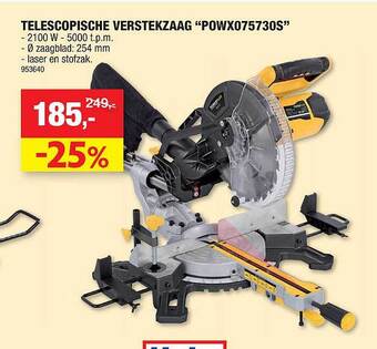 Hubo Telescopische Verstekzaag aanbieding