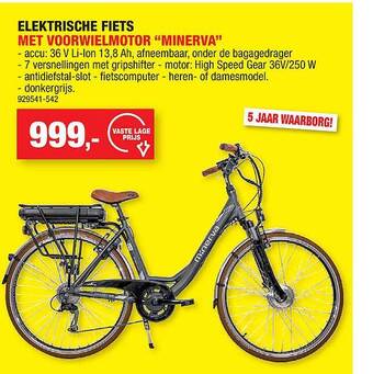 Hubo Elektrische Fiets Met Voorwielmotor aanbieding