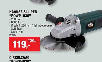 Hubo Haakse Slijper aanbieding
