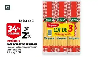 Pâtes Créatives Panzani