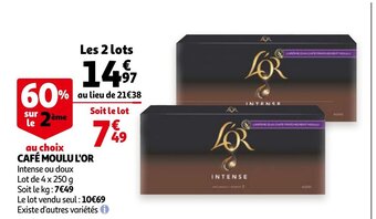 Café Moulu L'Or