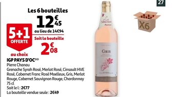 Auchan IGP Pays D'Oc aanbieding