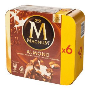 ALDI Magnum almond, 6 st. aanbieding