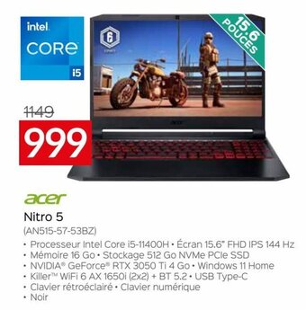 Acer Nitro 5 AN515-57-53BZ