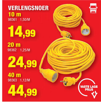 Hubo Verlengsnoer aanbieding