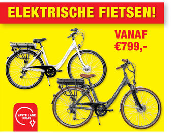 Hubo Elektrische Fietsen! aanbieding