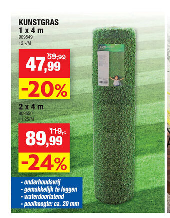 Hubo Kunstgras aanbieding