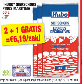 Hubo Sierschors Pinus Maritima 50 L aanbieding