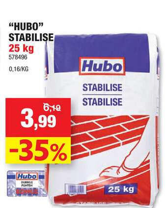 Hubo Stabilise 25 Kg aanbieding