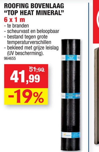 Aquaplan Roofing Bovenlaag "Top Heat Mineral"