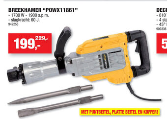 Hubo Powerplus Breekhamer "POWX11861" aanbieding