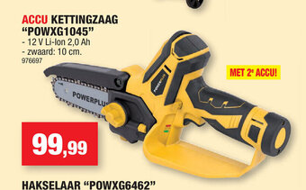 Hubo Powerplus Accu Kettingzaag "POWXG1045" aanbieding