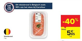 Carrefour Market Vleesbrood 1 kg aanbieding