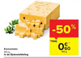 Carrefour Market Emmentaler 100 g aanbieding