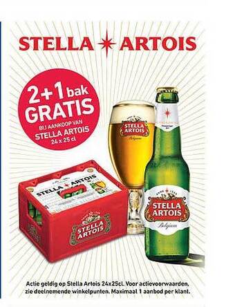 Prik en Tik Stella Artois aanbieding