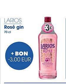 Prik en Tik Larios Rosé Gin aanbieding