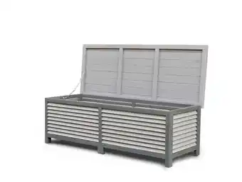 Hubo Garden Plus Rouen kussenbox 140x52x46 cm grijs aanbieding