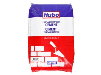 Hubo Hubo portlandcement 25kg grijs aanbieding