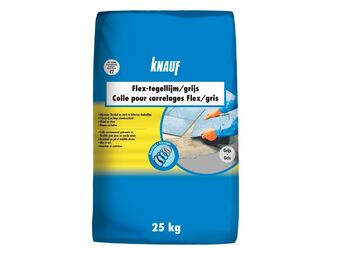 Hubo Knauf Flex tegellijm 25kg grijs aanbieding