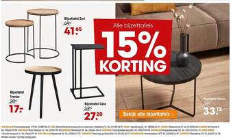 Bijzettafels