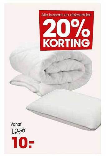 Kwantum Kussens En Dekbedden aanbieding
