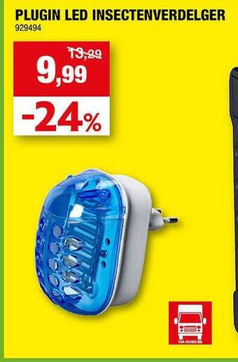 Hubo Plugin Led Insectenverdelger aanbieding