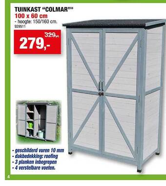 Hubo Tuinkast aanbieding