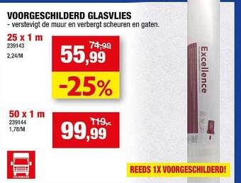 Hubo Voorgeschilderd Glasvlies aanbieding