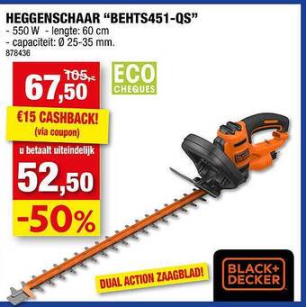 Hubo Heggenschaar aanbieding