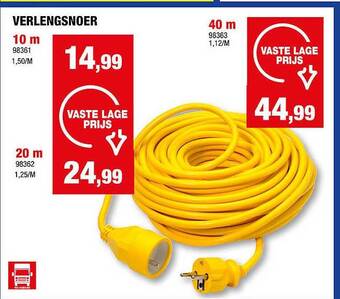 Hubo Verlengsnoer aanbieding