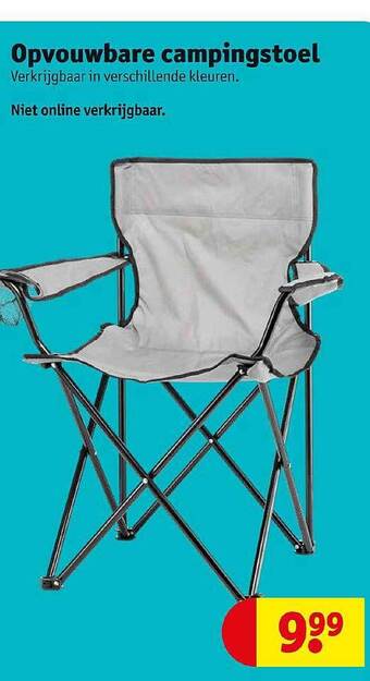 Kruidvat Opvouwbare Campingstoel aanbieding