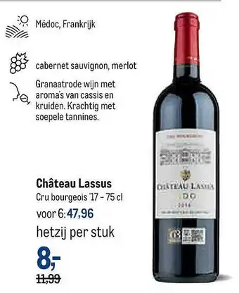 Makro Château Lassus aanbieding