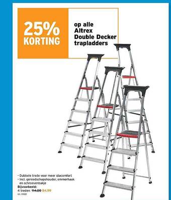 GAMMA Altrex Double Decker Trapladders aanbieding