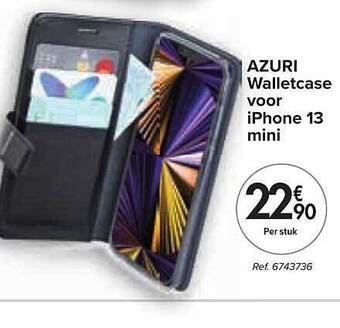 Carrefour Azuri Walletcase Voor Iphone 13 Mini aanbieding