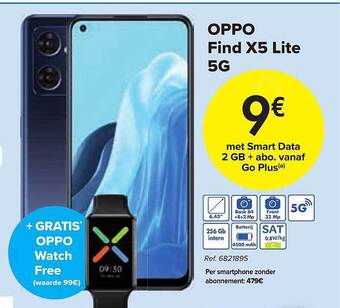Carrefour Oppo Find X5 Lite 5g aanbieding