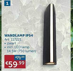 Zelfbouwmarkt Wandlamp Ip54 aanbieding