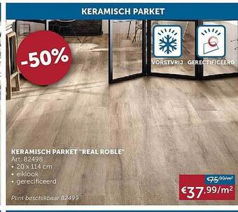 Zelfbouwmarkt Keramisch Parket aanbieding