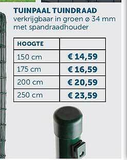 Zelfbouwmarkt Tuinpaal Tuindraad aanbieding