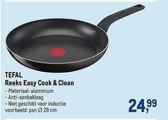 Makro Tefal Reeks Easy Cook & Clean aanbieding
