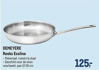 Makro Demeyere Reeks Ecoline aanbieding