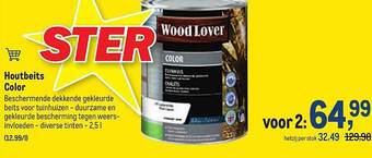 Makro Houtbeits Color aanbieding