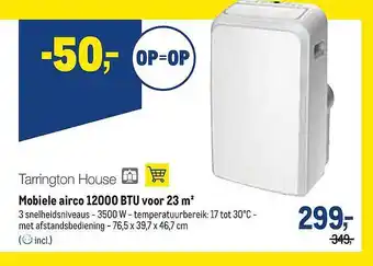 Makro Tarrington House Mobiele Airco 12000 Btu Voor 23m2 aanbieding