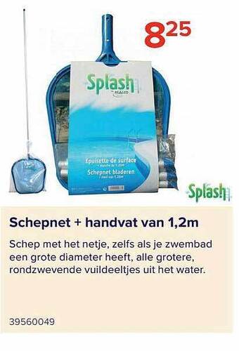 Schepnet, Handvat Van 1,2m