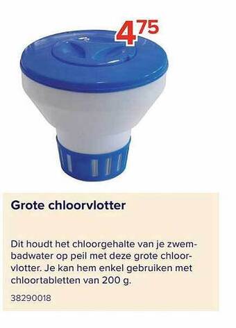 Euroshop Grote Chloorvlotter aanbieding