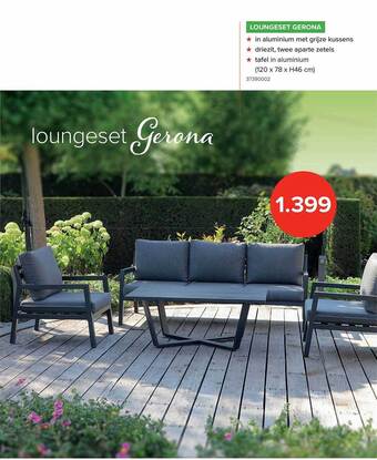 Euroshop Loungeset Gerona aanbieding